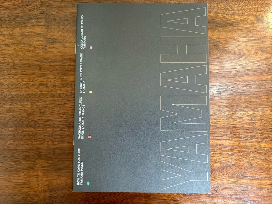 YAMAHA Acoustic P22 Upright Piano In Walnut With Bench 59W X 23.5D X 45.5H [Photo 16]