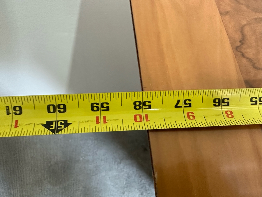 Stunning Contemporary Angular Wooden Console Sofa Table 58W X 17D X 34.5H [Photo 9]