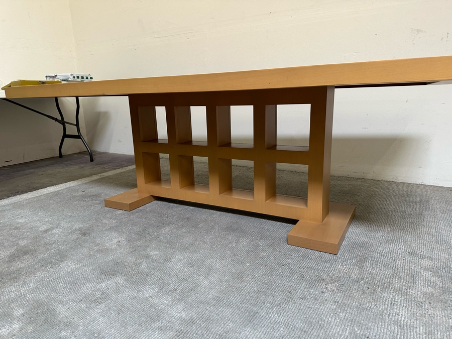 Contemporary Wooden Light Brown Dining Table 48W X 42D X 28.5H [Photo 13]