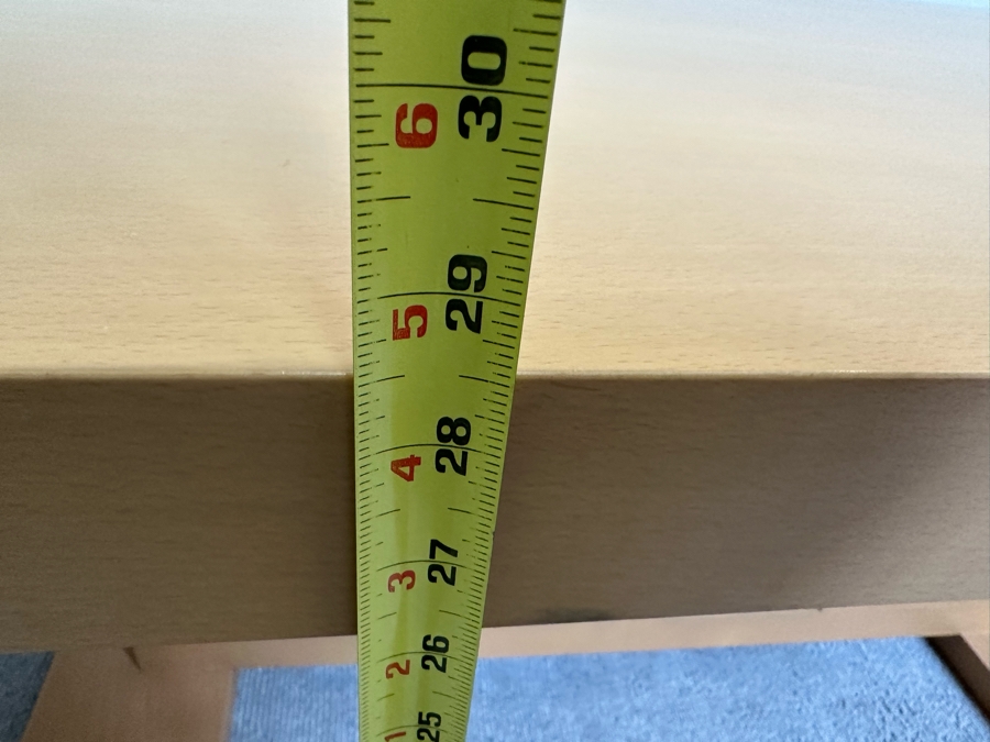 Contemporary Wooden Light Brown Dining Table 48W X 42D X 28.5H [Photo 17]