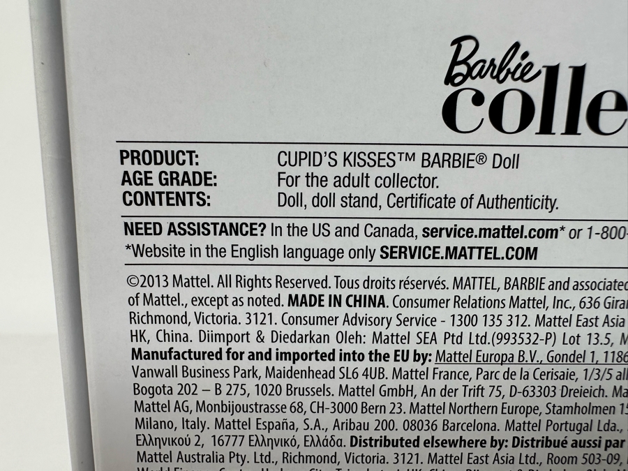 Cupid’s Kisses Holiday Hostess Collection Mattel Barbie Doll 2013 New In Box BCR06 LIMITED EDITION [Photo 16]