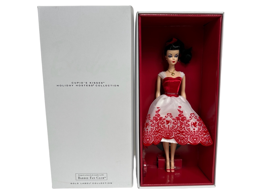 Cupid's Kisses Holiday Hostess Collection Limited Edition Of 5,000 Gold Label Collection Mattel Barbie Doll 2013 New In Box BCR06 [Photo 7]