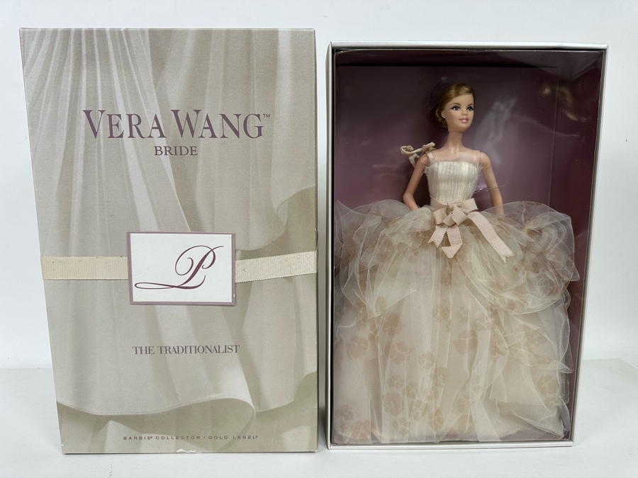 Vera Wang Bride The Traditionalist Limited Edition of 2,500 Gold Label Collection Mattel Barbie Doll 2010 New In Box R4537 [Photo 3]