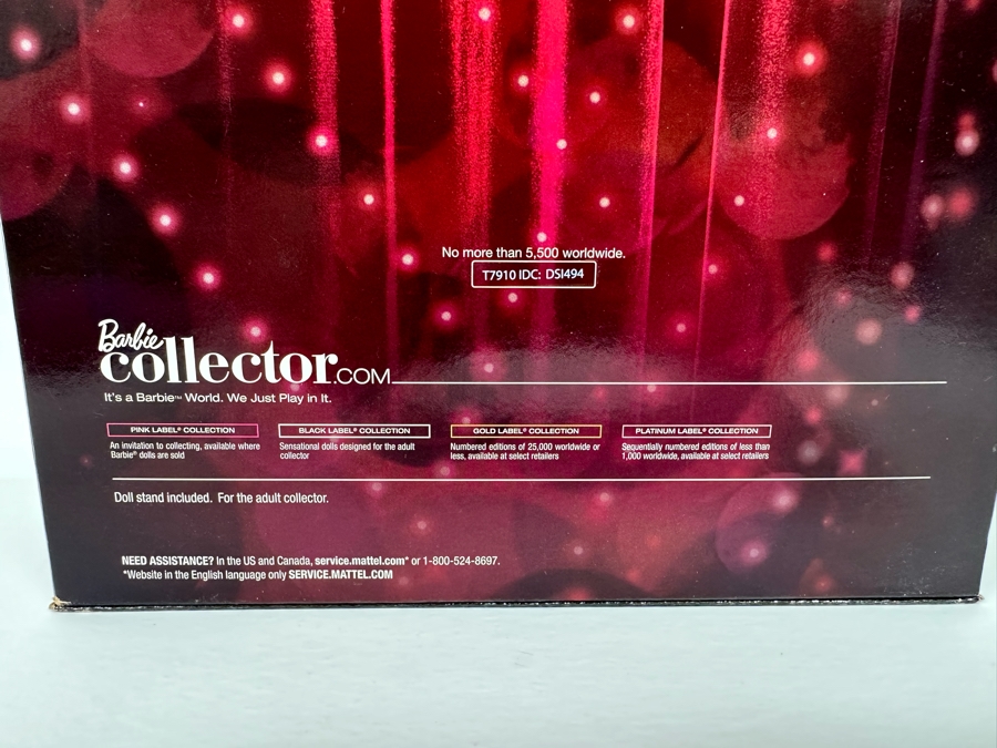 Moulin Rouge Limited Edition of 5,500 Gold Label Collection Mattel Barbie Doll 2011 New In Box T7910 [Photo 13]