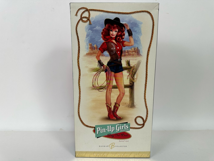 Pin Up Girls Collection Way Out West Limited Edition Of 25,000 Gold Label Collection Mattel Barbie Doll 2005 New In Box J0934 [Photo 7]