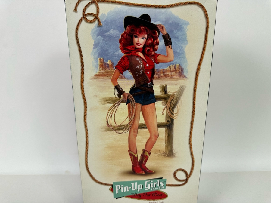 Pin Up Girls Collection Way Out West Limited Edition Of 25,000 Gold Label Collection Mattel Barbie Doll 2005 New In Box J0934 [Photo 9]