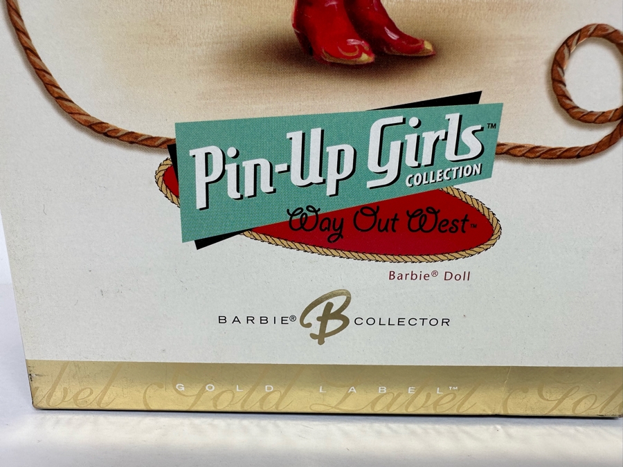 Pin Up Girls Collection Way Out West Limited Edition Of 25,000 Gold Label Collection Mattel Barbie Doll 2005 New In Box J0934 [Photo 8]