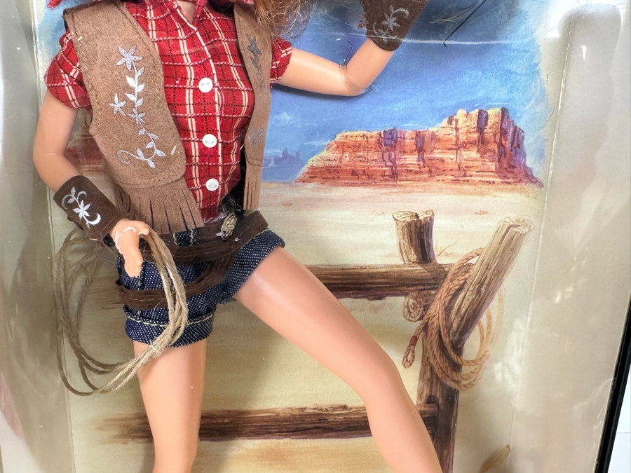 Pin Up Girls Collection Way Out West Limited Edition Of 25,000 Gold Label Collection Mattel Barbie Doll 2005 New In Box J0934 [Photo 5]