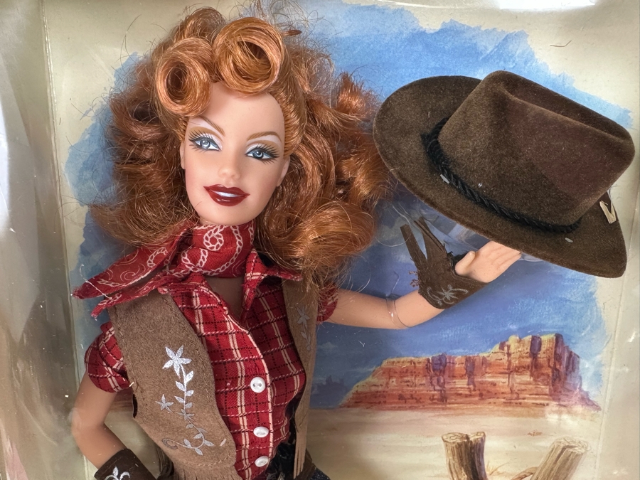 Pin Up Girls Collection Way Out West Limited Edition Of 25,000 Gold Label Collection Mattel Barbie Doll 2005 New In Box J0934 [Photo 4]