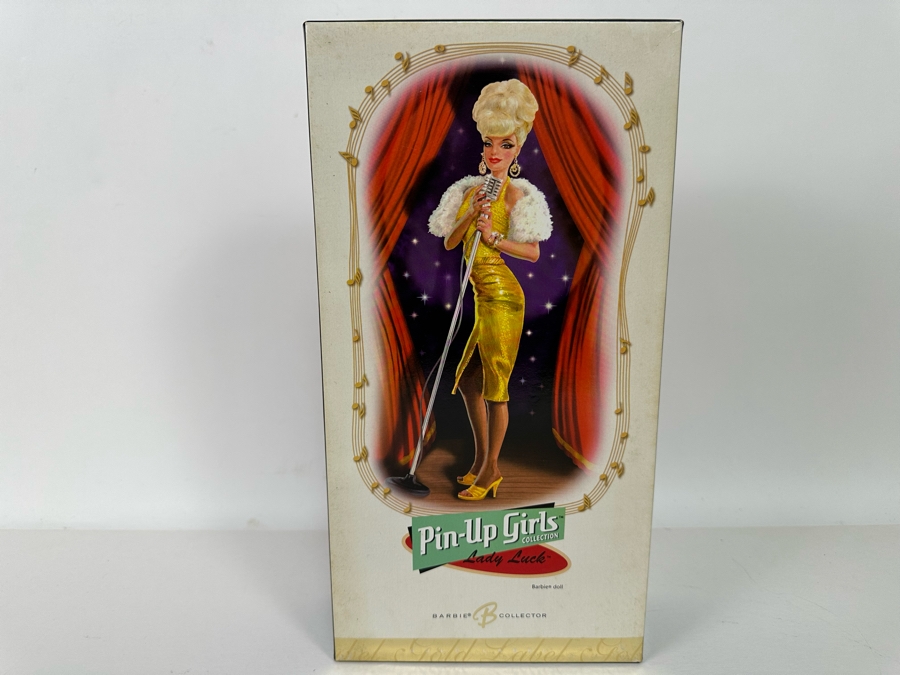 Pin Up Girls Collection Lady Luck Limited Edition Of 25,000 Gold Label Collection Mattel Barbie Doll 2006 New In Box J0952 [Photo 6]