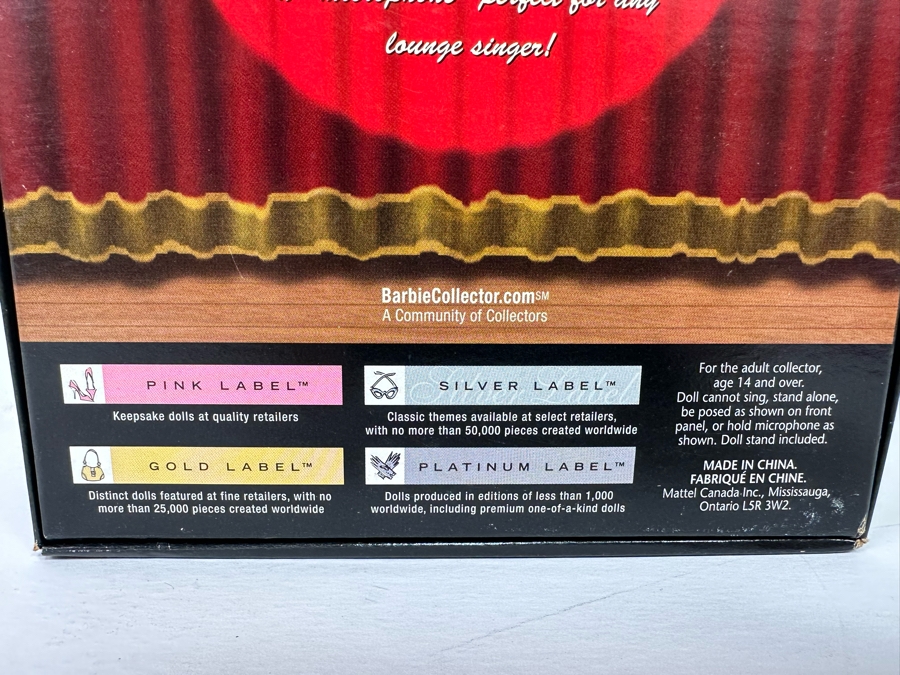 Pin Up Girls Collection Lady Luck Limited Edition Of 25,000 Gold Label Collection Mattel Barbie Doll 2006 New In Box J0952 [Photo 10]