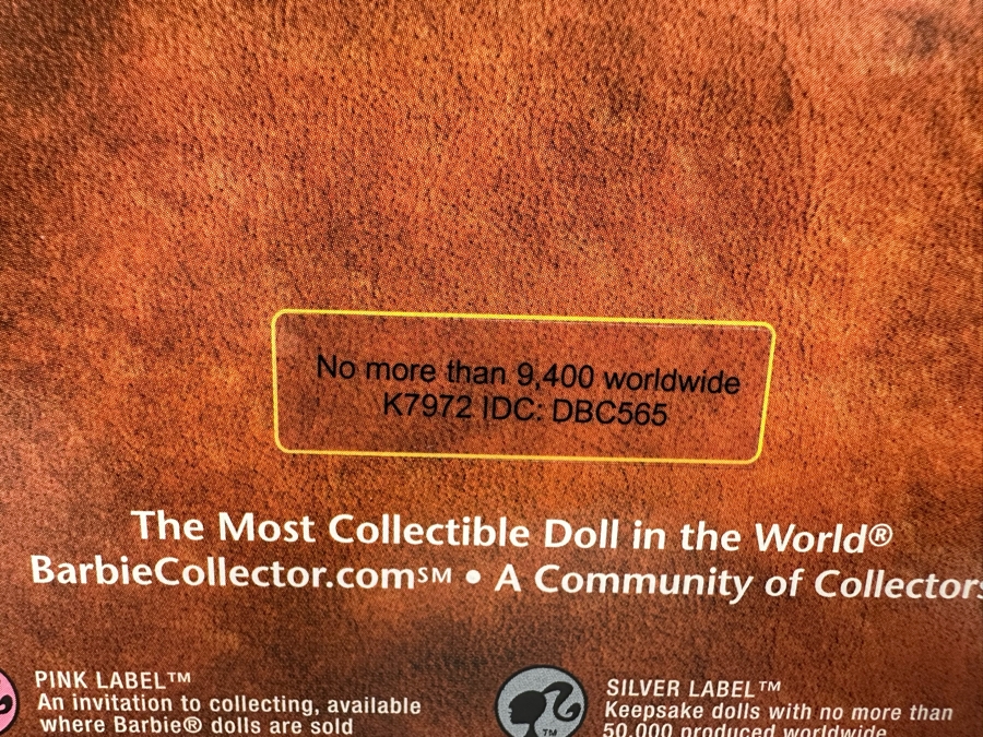 The Pirate Limited Edition of 9,400 Gold Label Collection Mattel Barbie Doll 2007 New In Box K7972 [Photo 13]