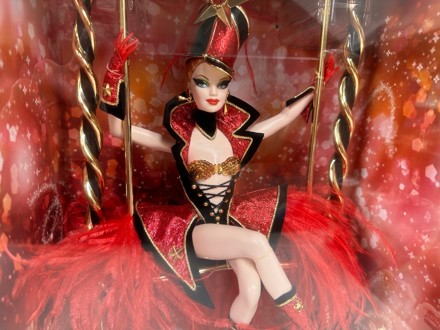 Bob Mackie Circus Limited Edition Of 25,000 Gold Label Collection Mattel Barbie Doll 2010 New In Box R4542 [Photo 6]