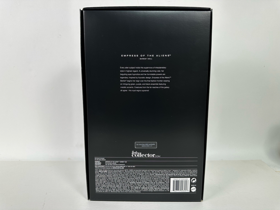 Empress of the Aliens Limited Edition of 4,800 Gold Label Collection Mattel Barbie Doll 2011 New In Box W3514 [Photo 8]
