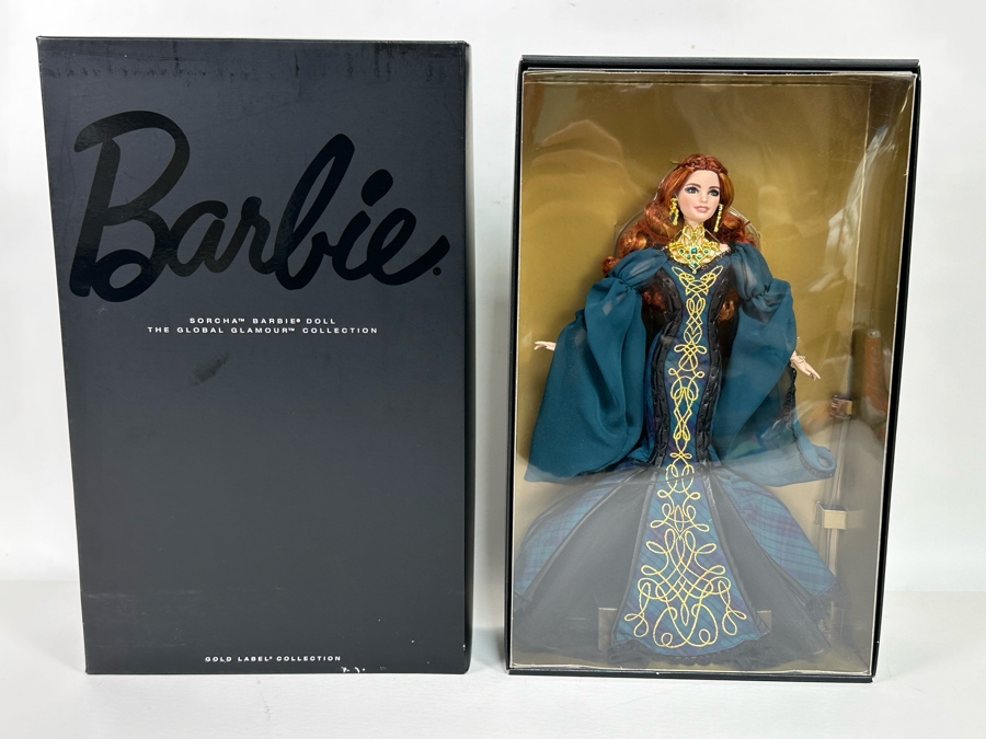 Sorcha Barbie Doll, The Global Glamour Collection Limited Edition Of 10,000 Gold Label Collection Mattel Barbie Doll 2017 New In Box DYX75 [Photo 3]