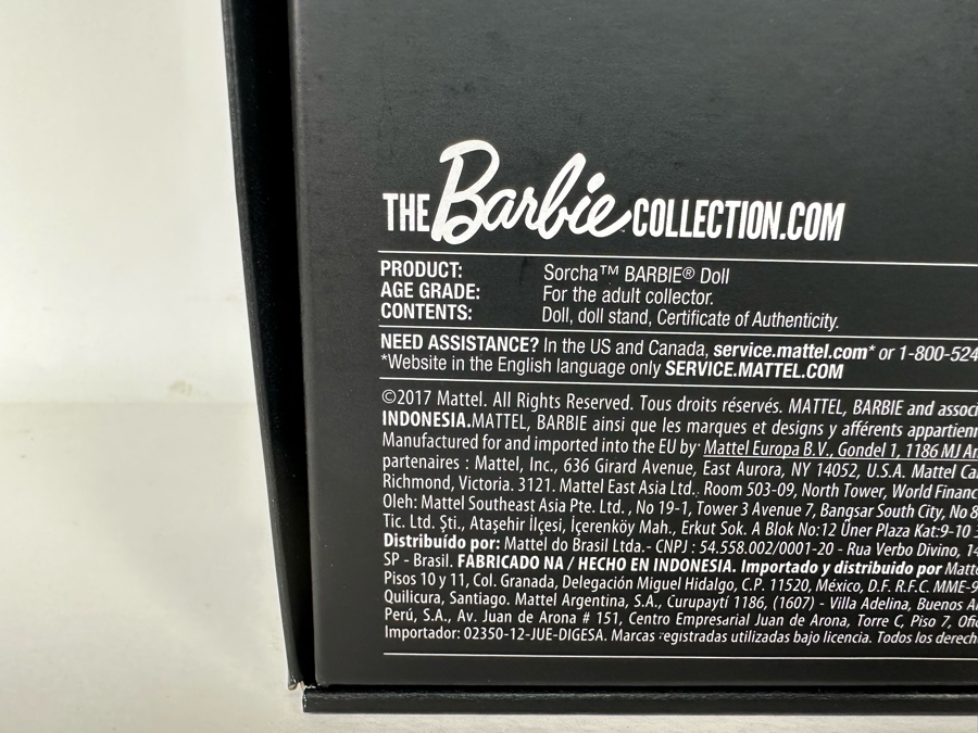 Sorcha Barbie Doll, The Global Glamour Collection Limited Edition Of 10,000 Gold Label Collection Mattel Barbie Doll 2017 New In Box DYX75 [Photo 11]
