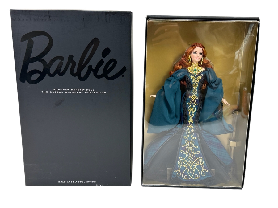 Sorcha Barbie Doll, The Global Glamour Collection Limited Edition Of 10,000 Gold Label Collection Mattel Barbie Doll 2017 New In Box DYX75 [Photo 1]