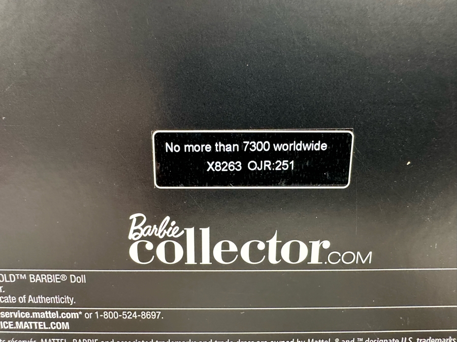 The Blonds Blond Gold Limited Edition of 7,300 Gold Label Collection Mattel Barbie Doll 2012 New In Box X8263 [Photo 11]