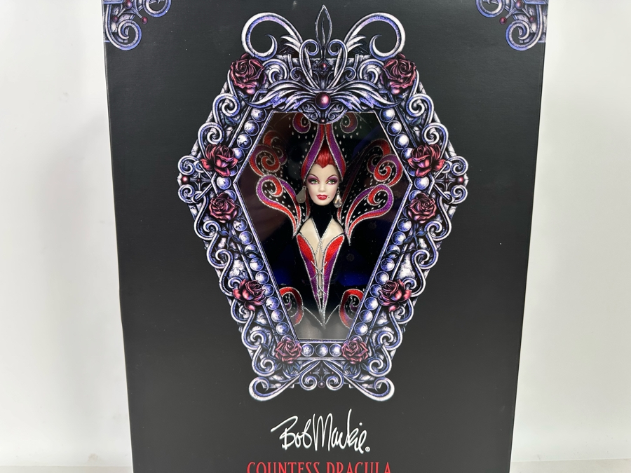 Bob Mackie Countess Dracula Limited Edition Of 3,200 Gold Label Collection Mattel Barbie Doll 2011 New In Box V0454 [Photo 4]