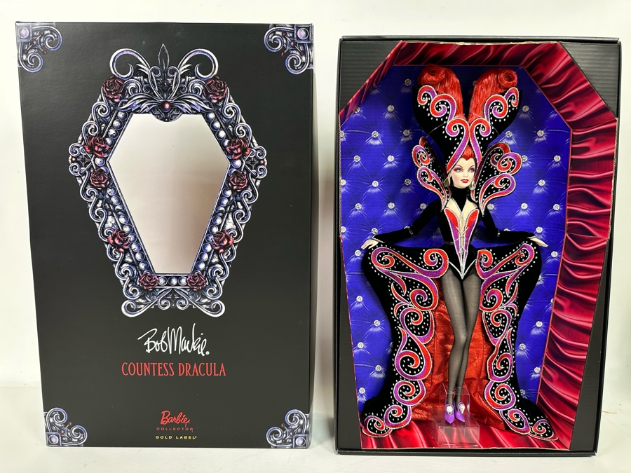 Bob Mackie Countess Dracula Limited Edition Of 3,200 Gold Label Collection Mattel Barbie Doll 2011 New In Box V0454 [Photo 7]