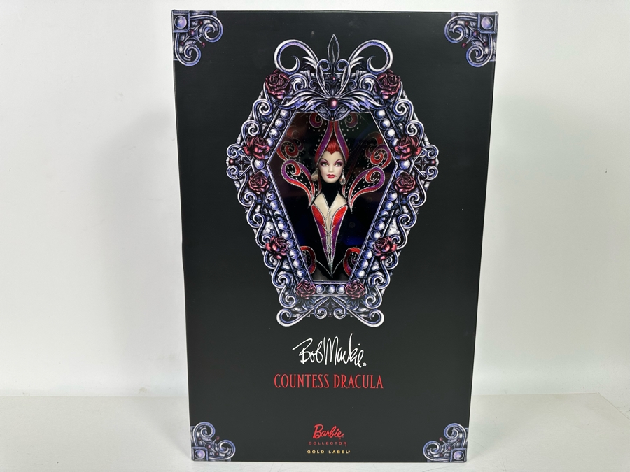 Bob Mackie Countess Dracula Limited Edition Of 3,200 Gold Label Collection Mattel Barbie Doll 2011 New In Box V0454 [Photo 3]