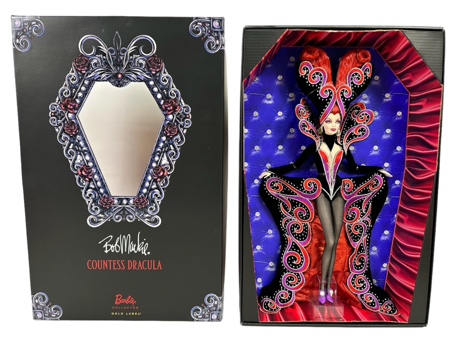 Bob Mackie Countess Dracula Limited Edition Of 3,200 Gold Label Collection Mattel Barbie Doll 2011 New In Box V0454