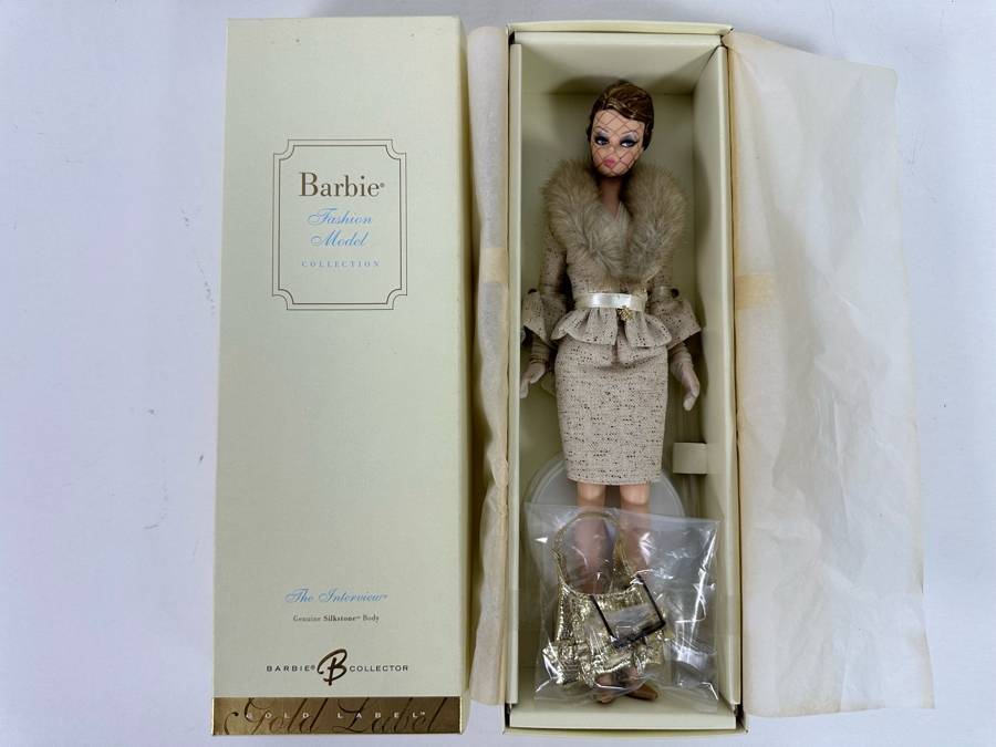 Fashion Model Collection Genuine Silkstone Body Limited Edition Of 10,400 Gold Label Collection Mattel Barbie Doll 2007 New In Box K7964 [Photo 6]