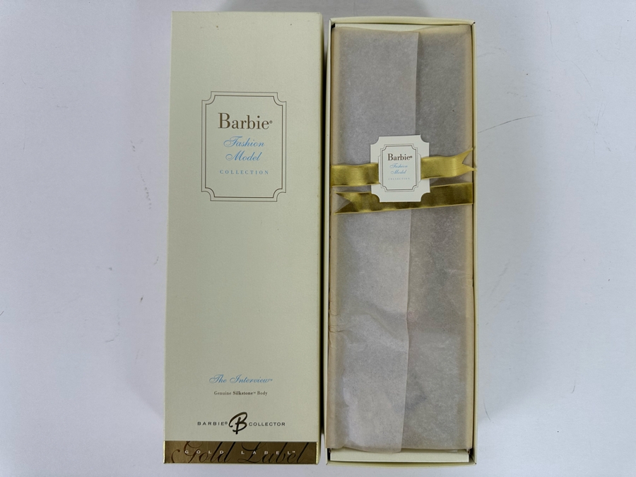 Fashion Model Collection Genuine Silkstone Body Limited Edition Of 10,400 Gold Label Collection Mattel Barbie Doll 2007 New In Box K7964 [Photo 2]