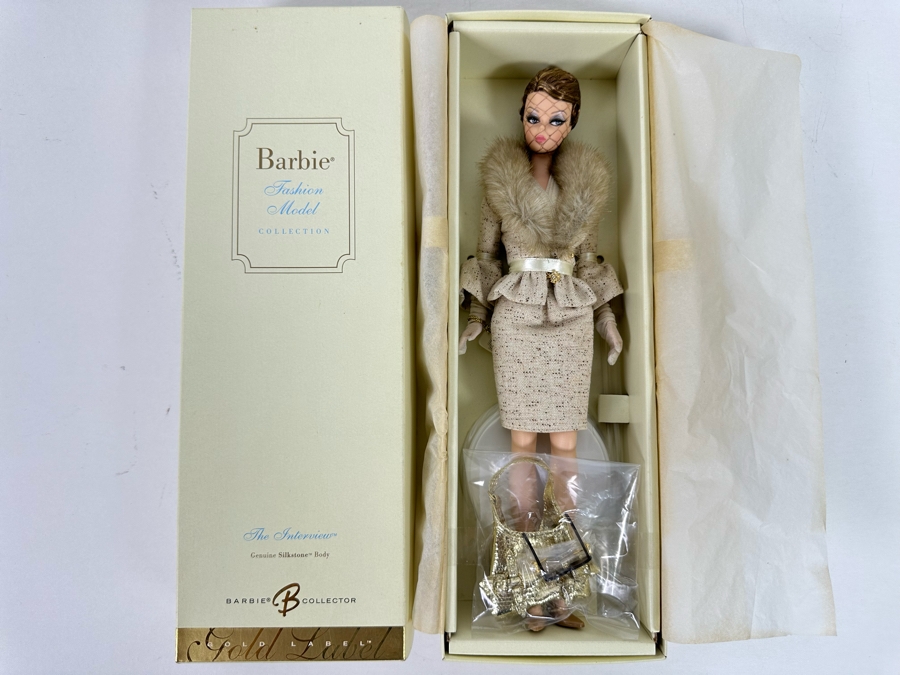 Fashion Model Collection Genuine Silkstone Body Limited Edition Of 10,400 Gold Label Collection Mattel Barbie Doll 2007 New In Box K7964 [Photo 7]