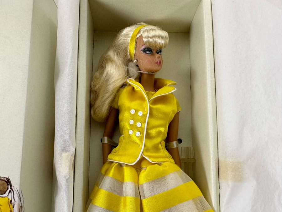 Fashion Model Collection Palm Beach Honey Genuine Silkstone Body Limited Edition of 3,550 Gold Label Collection Mattel Barbie Doll 2009 New In Box R4485 [Photo 7]