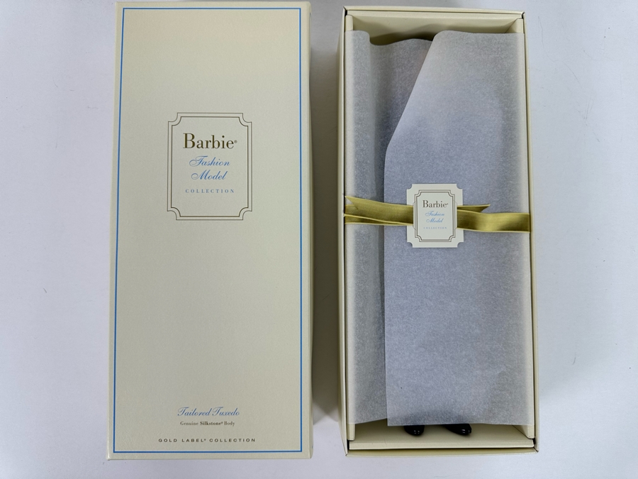 Fashion Model Collection Tailored Tuxedo Ken Genuine Silkstone Body Limited Edition of 4,000 Gold Label Collection Mattel Barbie Doll 2013 New In Box X8283 [Photo 2]