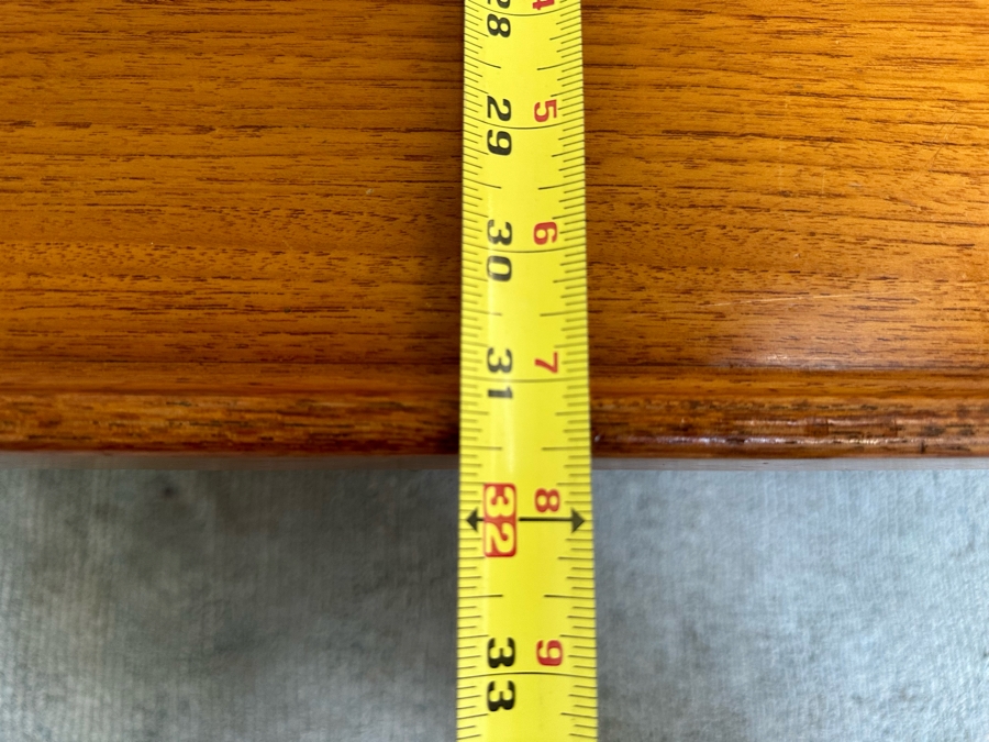 Mid-Century Modern Custom Solid Teak Coffee Table With Raised Lip Made In Newport Beach 52W X 31.5D X 16H [Photo 17]