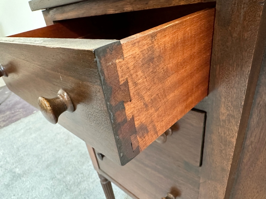 Vintage Mahogany Sewing Cabinet By Imperial Of Grand Rapids 28W X 14D X 29H [Photo 9]