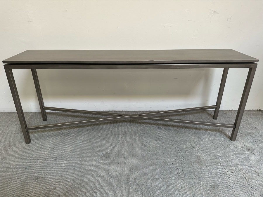 Contemporary Metal Sofa Console Table 70W X 15D X 28H [Photo 5]
