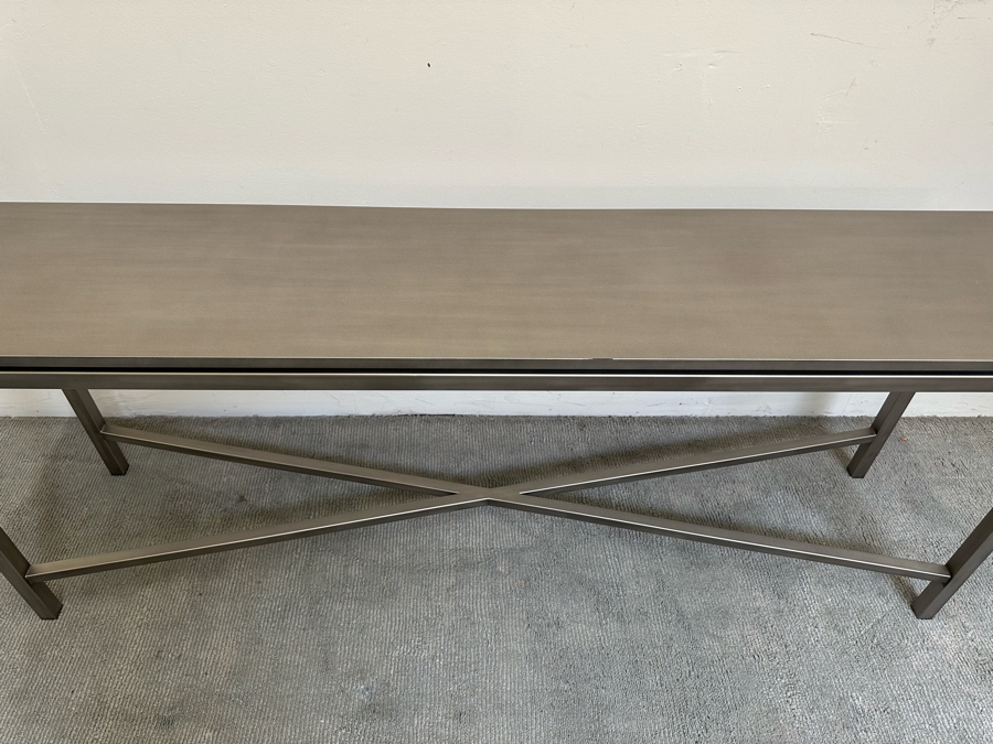 Contemporary Metal Sofa Console Table 70W X 15D X 28H [Photo 6]