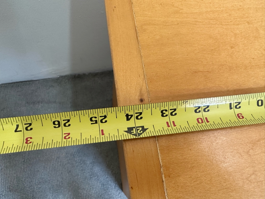 Pair Of Light Blonde Wooden Nightstands 24.5W X 20D 32H [Photo 10]