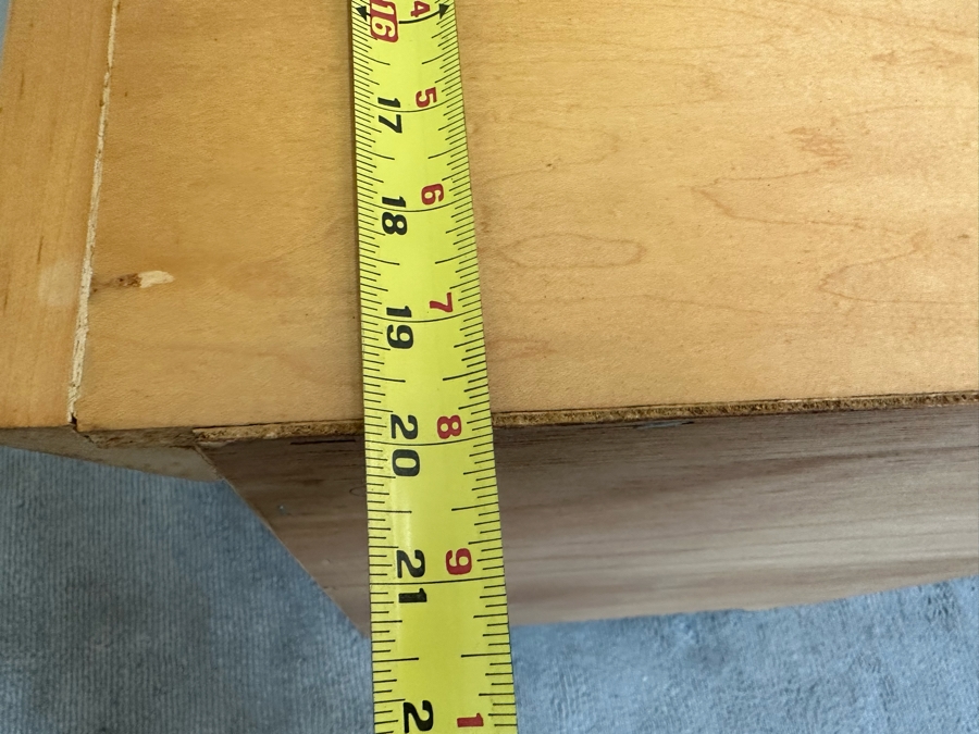 Pair Of Light Blonde Wooden Nightstands 24.5W X 20D 32H [Photo 11]