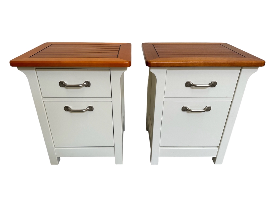 Pair Of Pottery Barn Kids Nightstands 22W X 17D X 27H [Photo 1]