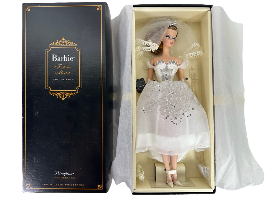Fashion Model Collection Principessa Silkstone Body Limited Edition of 8,700 Gold Label Collection Mattel Barbie Doll 2013 New In Box BCP83