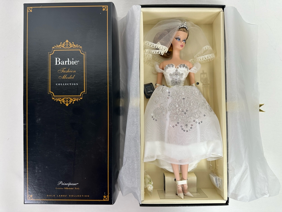 Fashion Model Collection Principessa Silkstone Body Limited Edition of 8,700 Gold Label Collection Mattel Barbie Doll 2013 New In Box BCP83 [Photo 4]