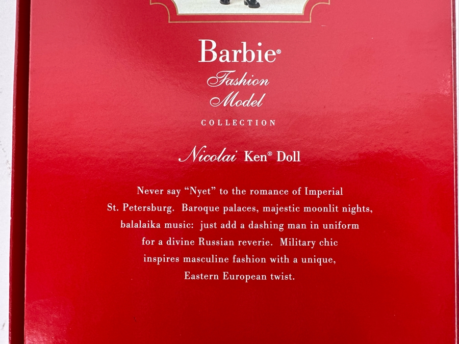 Fashion Model Collection Nicolai Silkstone Body Limited Edition of 4,000 Gold Label Collection Mattel Ken Doll 2010 New In Box T7679 [Photo 12]