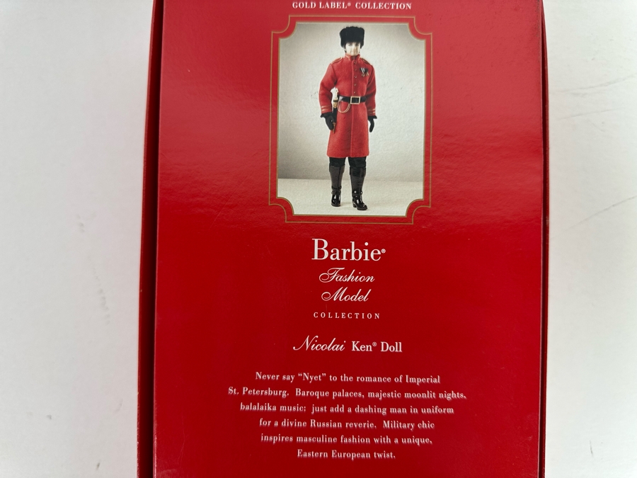 Fashion Model Collection Nicolai Silkstone Body Limited Edition of 4,000 Gold Label Collection Mattel Ken Doll 2010 New In Box T7679 [Photo 11]