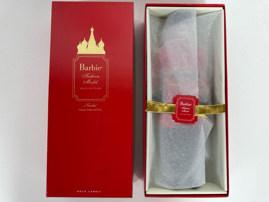 Fashion Model Collection Nicolai Silkstone Body Limited Edition of 4,000 Gold Label Collection Mattel Ken Doll 2010 New In Box T7679 [Photo 2]