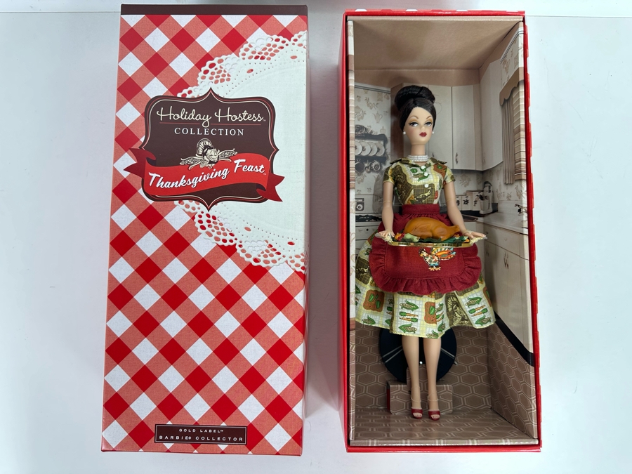 Holiday Hostess Collection Thanksgiving Feast Limited Edition of 3,100 Gold Label Collection Mattel Barbie Doll 2010 New In Box FOF693 [Photo 3]