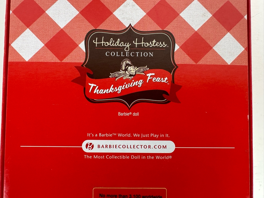 Holiday Hostess Collection Thanksgiving Feast Limited Edition of 3,100 Gold Label Collection Mattel Barbie Doll 2010 New In Box FOF693 [Photo 11]