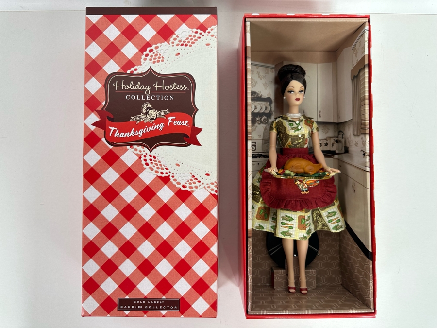 Holiday Hostess Collection Thanksgiving Feast Limited Edition of 3,100 Gold Label Collection Mattel Barbie Doll 2010 New In Box FOF693 [Photo 2]