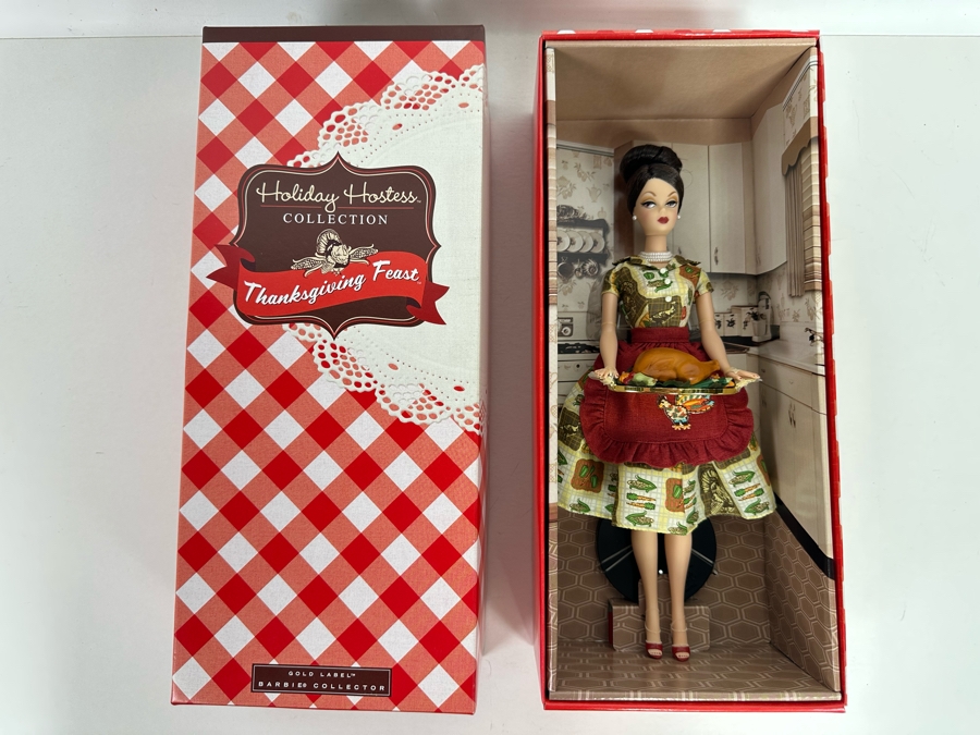 Holiday Hostess Collection Thanksgiving Feast Limited Edition of 3,100 Gold Label Collection Mattel Barbie Doll 2010 New In Box FOF693 [Photo 4]