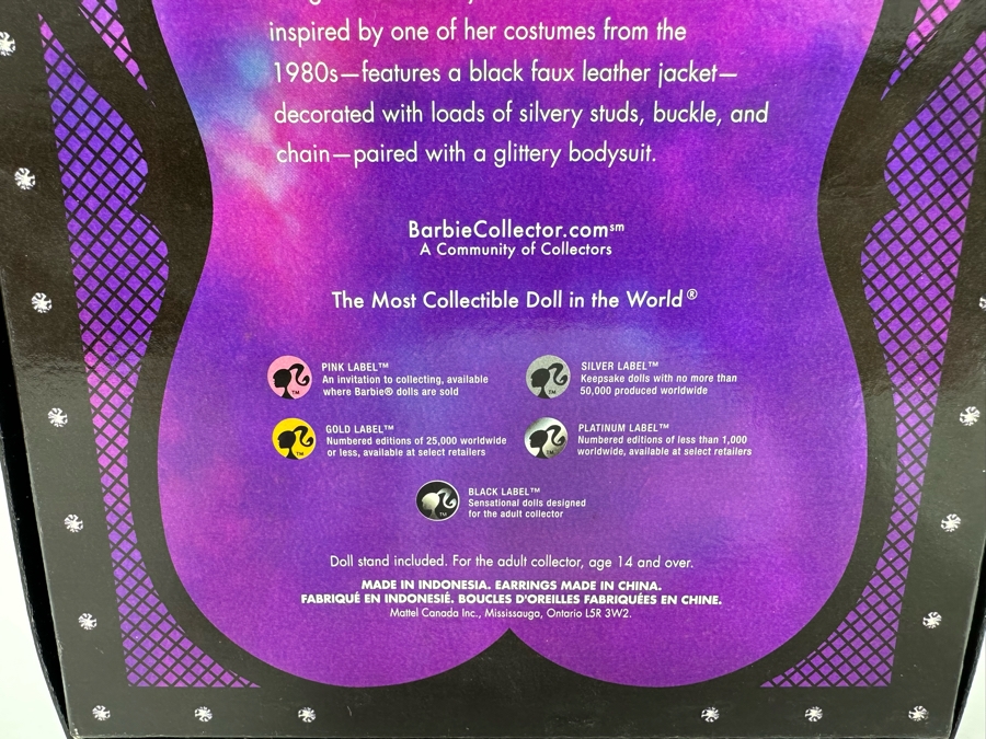 Bob Mackie Cher Doll Black Label Collection Mattel Barbie Doll 2007 New In Box X8256 [Photo 11]
