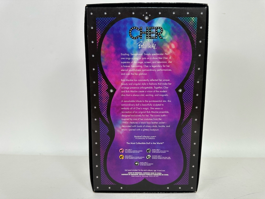 Bob Mackie Cher Doll Black Label Collection Mattel Barbie Doll 2007 New In Box X8256 [Photo 9]