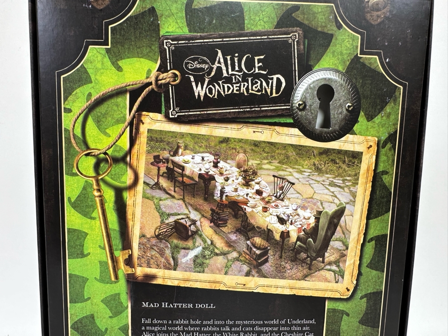 Disney Alice in Wonderland Mad Hatter Black Label Collection Mattel Barbie Doll 2009 New In Box T2104 [Photo 12]